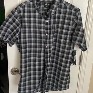 Hurley Short sleeve button down shirt NWT